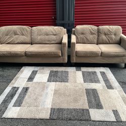 Couch and Loveseat!! Delivery Available 🚚!! Couch Dimensions: 79” Length x 36” Depth x 32” Height - Loveseat Dimensions: 56” Length x 36” Depth x 32”