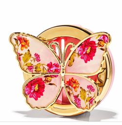 Beautiful! BATH & BODY WORKS ✨🌺🦋GARDEN BUTTERFLY🦋🌺✨Visor & Vent Clip Car Fragrance holder
