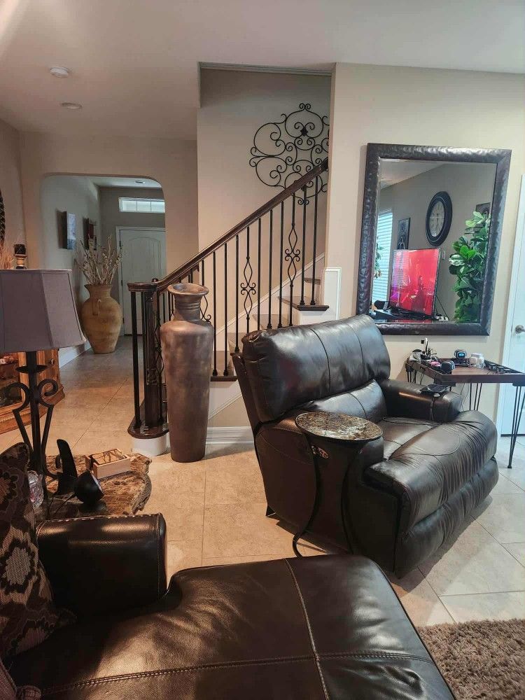 Oversized Leather Chair Recliner Dual