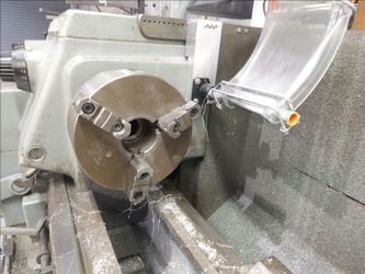 R.K. LeBlond heavy-duty Lathe with accessories