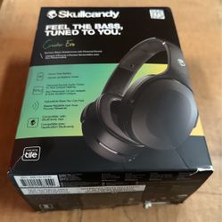 Skullcandy Crusher Evo Over-Ear Wireless Headphones with Sensory Bass with Charging Cable, 40 Hr Battery, Microphone, Works with iPhone Android and Bl