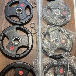 Olympic Bar And Weights 