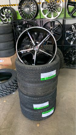 20 INCH WHEELS AND TIRES‼️‼️💢WE FINANCE❤️🔥🤯