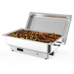 New Other Garvee (1) 15QT Full Pan Electric Chafing Dish W/ Temperature Control