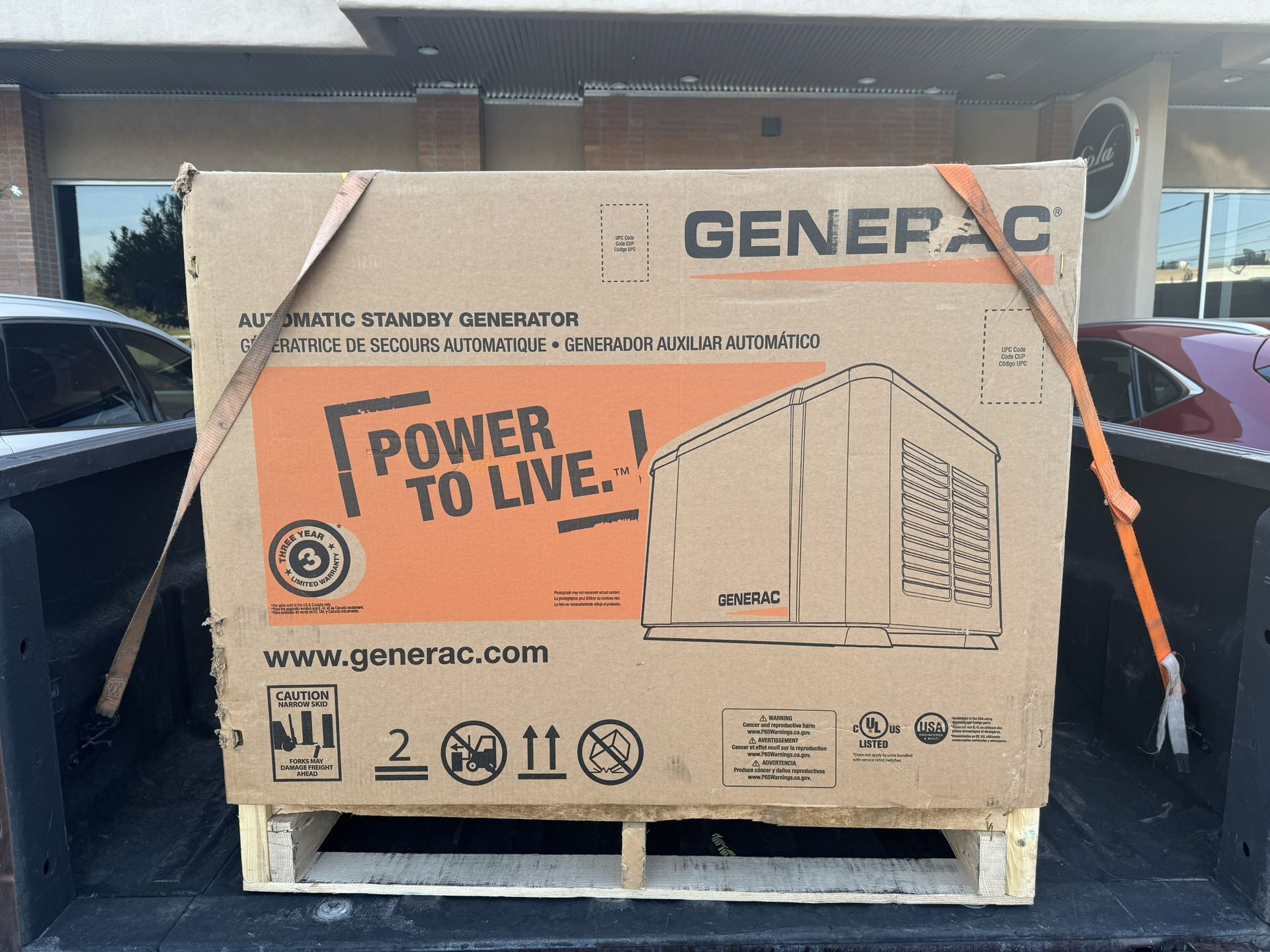 POWERPACT 7.5KW HOME BACKUP GENERATOR GENERAC W/SWITCH for Sale in