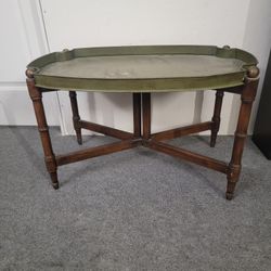 Vintage Tole Tray Table. Send Me An Offer