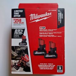 MILWAUKEE M12 5.0 HIGH OUTPUT BRAND NEW
