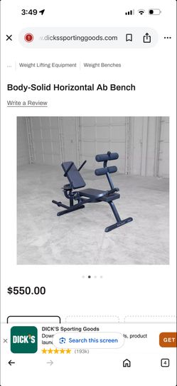 New Body Horizontal Ab Weight