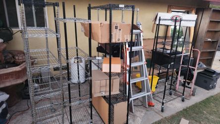 Storage Racks with Wheels