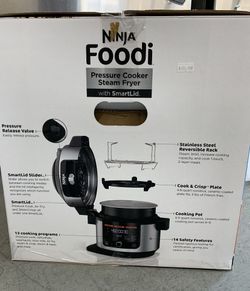 Ninja Foodi Pressure Cooker Steam Fryer, 6.5QT for Sale in Visalia, CA -  OfferUp