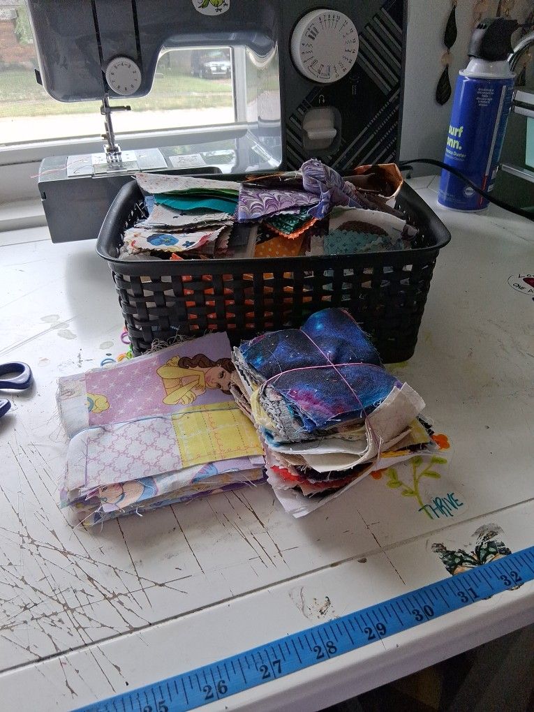 Scrap Fabric For Quilting Or Crafts