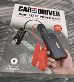Car and Driver Jump Start Power Bank