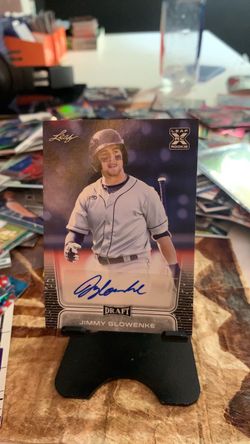 Jimmy Glowenke Leaf Draft RC Autograph Baseball Card