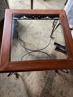 Glass Top Table