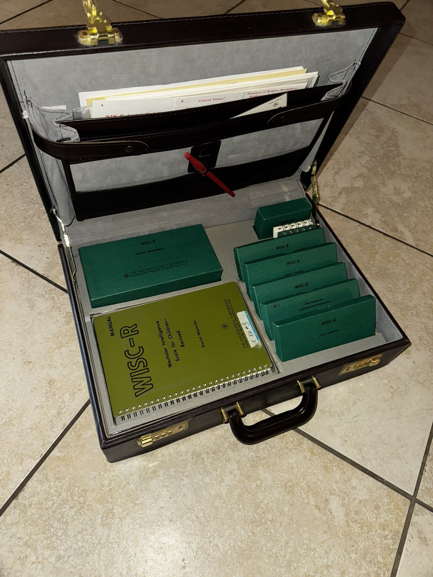 Pre Computer IQ Testing Kit Complete
