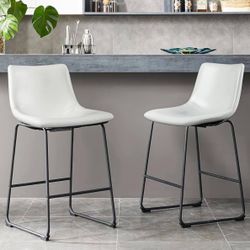 White Bar Stools
