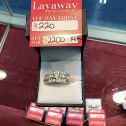 Size 13 All Diamond All Gold