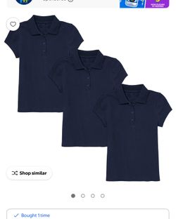 Navy blue uniform shirts
