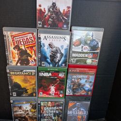 PlayStation 3 Games And One Xbox One Lot