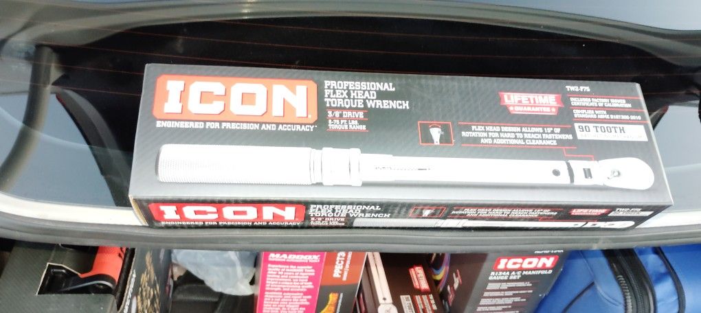 Icon 3/8 Flex Head Torque Wrench