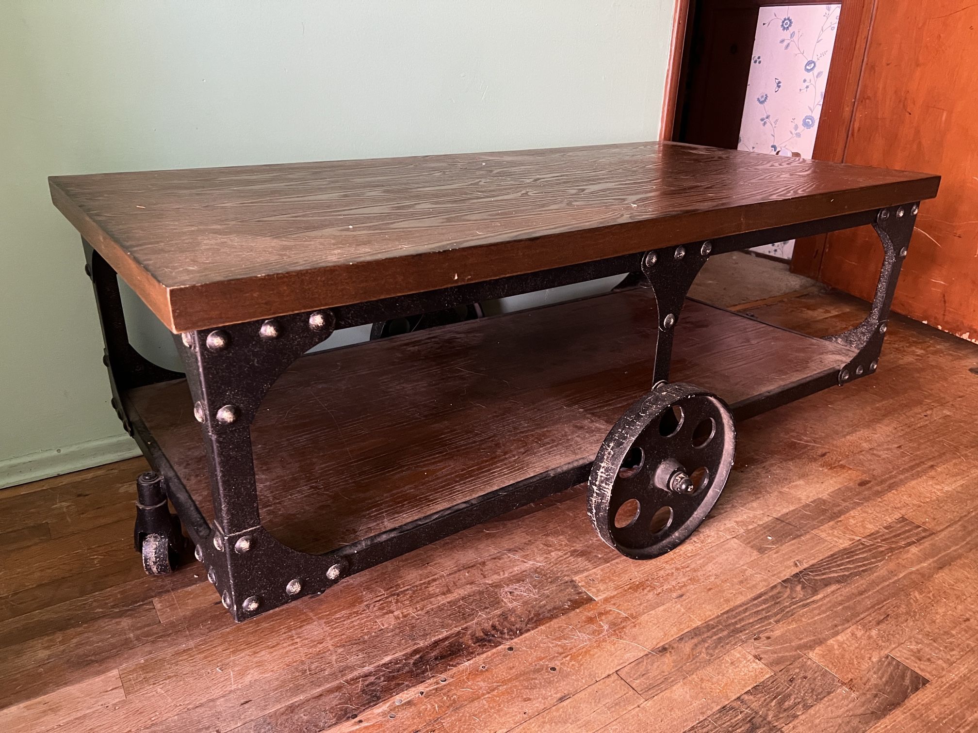 Industrial Farmhouse Coffee & Side Table