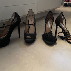 Black High Heels Open Toes Shoes ($30 per Each)