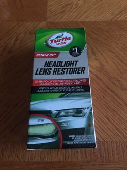 Headlight lens restoration