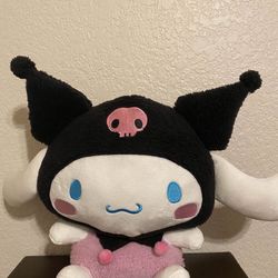 NWT Official Cinnamoroll x Kuromi Plush 11.2"