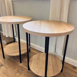 Two End Side Tables 