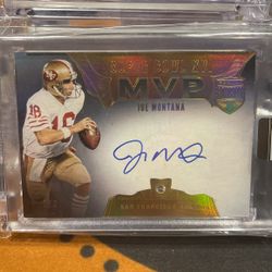 2021 Eminence Super Bowl XVI MVP Joe Montana Diamond Auto