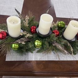 Christmas Candle Holder., The Candles Are Not Interested 