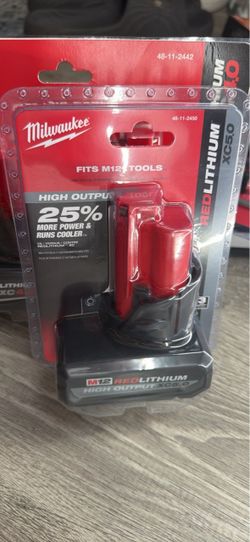 Milwaukee M12 REDLITHIUM HIGH OUTPUT XC5.0 Battery 48-11-2450