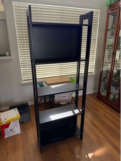 Black 5 Tier Shelf