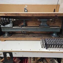 B.C. Ames Watchmakers Lathe With Collets And Accessories