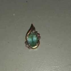 charm 10k gold/925 silver