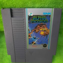 NES Nintendo Entertainment System Alpha Mission by SNK -- Authentic Vintage Video Game Cartridge
