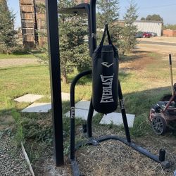 Everlast Dual-Station Heavy Bag And Speed Bag Stand