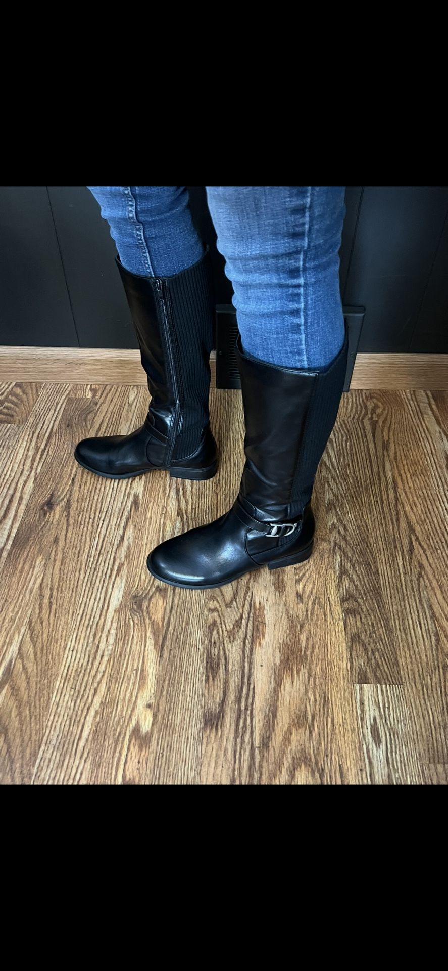 Women’s JNY Faraha Knee High Boots Black