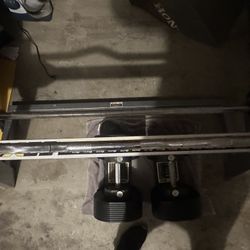 Dumbbells 12 - 85 Lb  Ez Bar And Barbell Also Adjustable