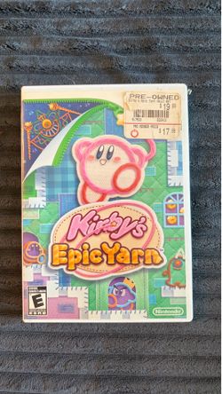 Kirby epic yarn - Wii