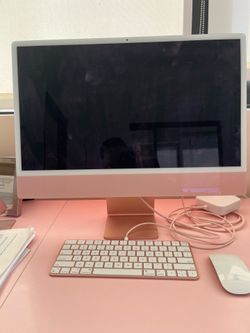 Apple iMac 24 inch with M3 Chip Pink