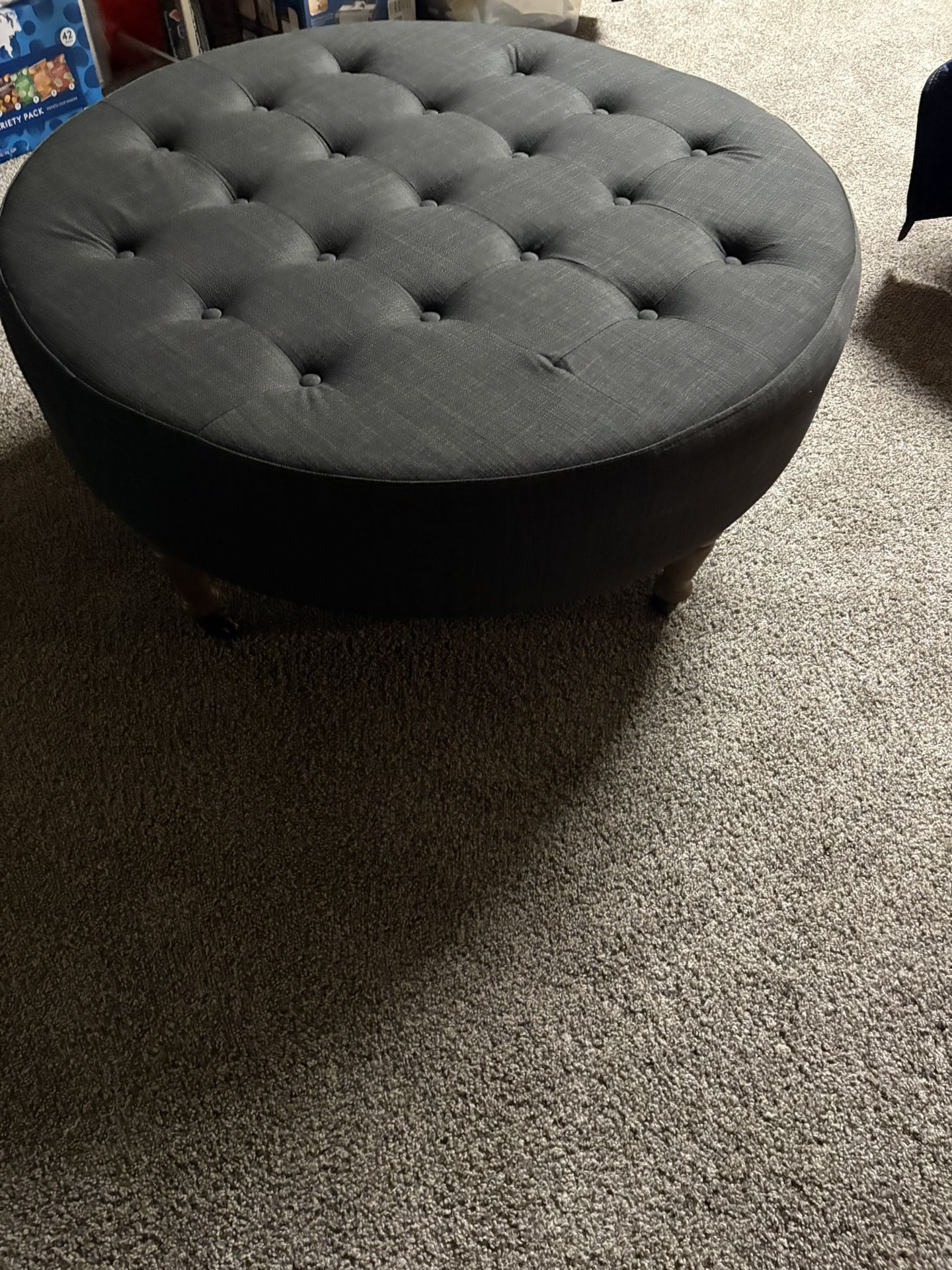 This Is A Must Have!!! Forty West Ottoman On Wheels! Brand New!