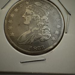 1836 Capped Bust Half Dollar 