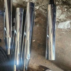 Harley Davidson Rinehart  Slip On Mufflers