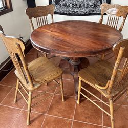 Dining room Table And 4 Chairs For sale