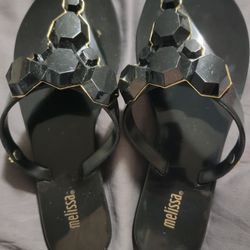 Melissa Sandals Black Size 5