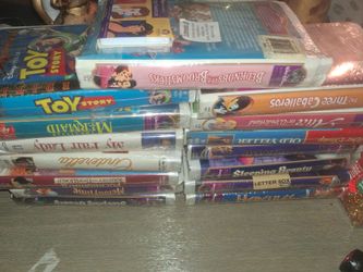 Disney VHS Tape Collection Lot
