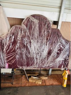 burgundy headboard new