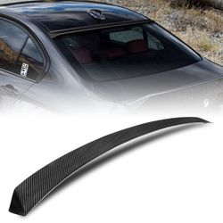 For 2012-2018 BMW 3-Series F30 Sedan Real Carbon Fiber Rear Roof Spoiler Wing -(2-RSP-6164-CF