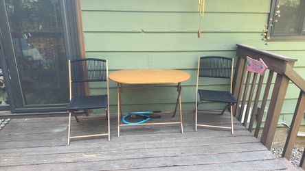 Patio table and chairs